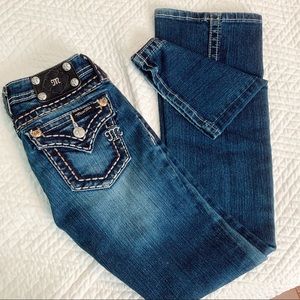 Girls Miss Me Bootcut Jeans